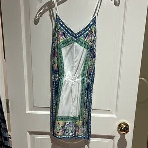 Jealous Tomato Romper Colorful Sleeveless Dress Floral Pattern Medium Tags On